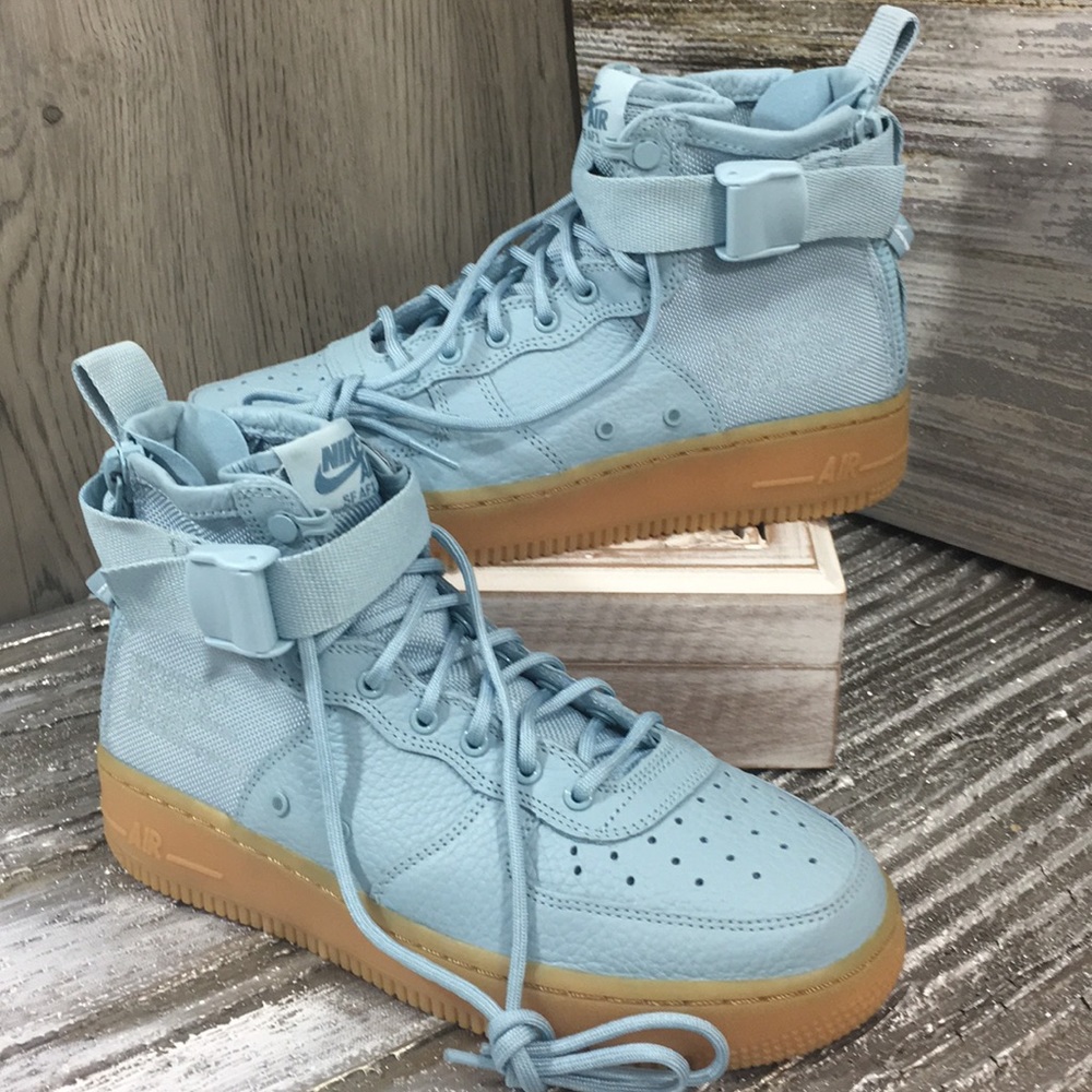 NIKE SF AF1 MID (GS) ocean bliss/ocean bliss - Picture 6 of 8